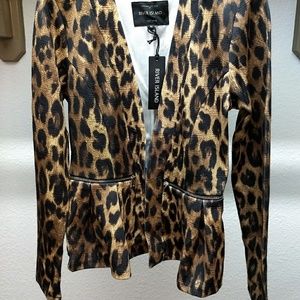 Leopard print jacket